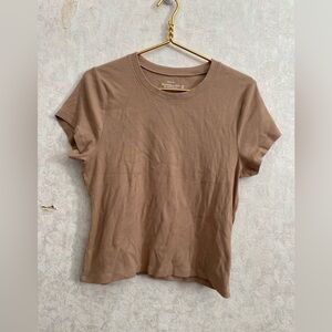 Abercrombie & Fitch women's extra large short sleeve brown top